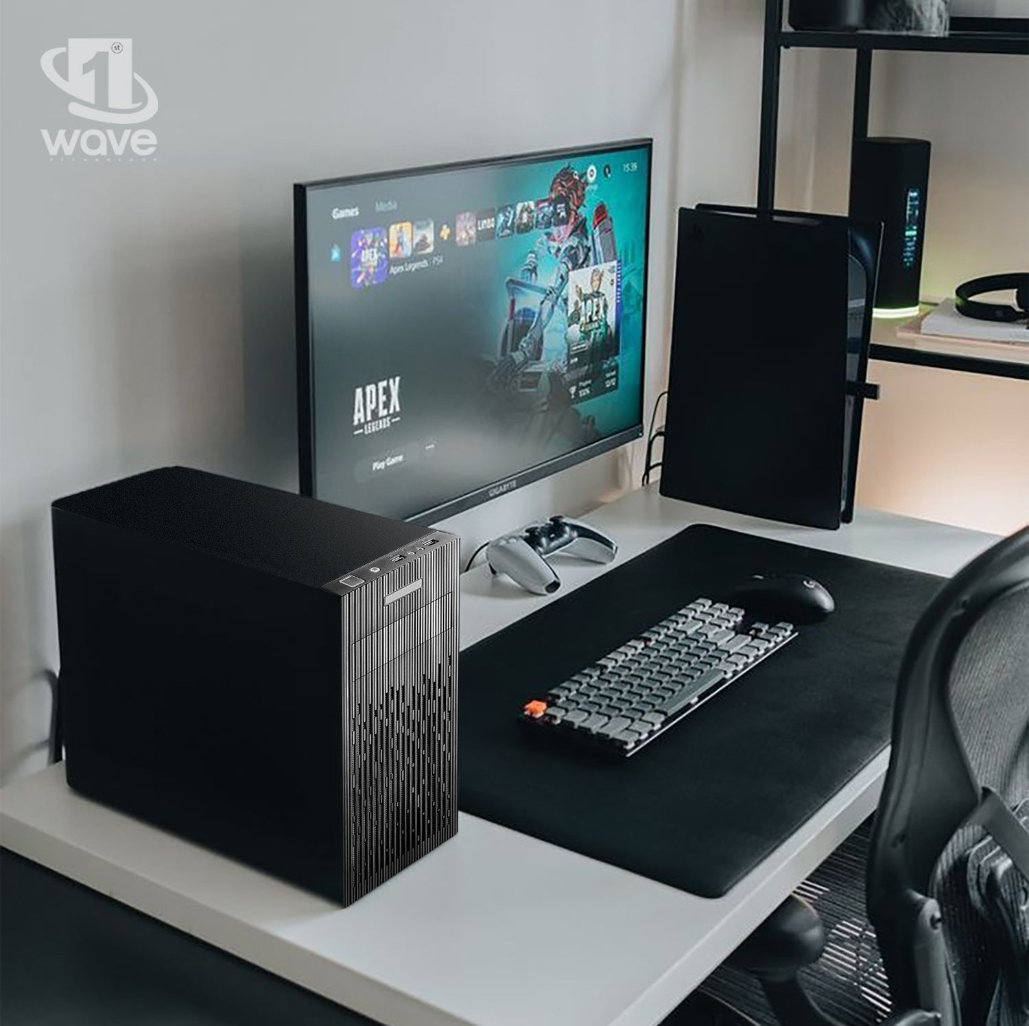 First Wave Prodesk Business Desktop PC – 13th Gen Intel i5-13400 | DDR5 RAM | 1TB NVMe SSD + 1TB SATA SSD | WiFi | Windows 11 Pro | 3Y Warranty | Fast Performance | Includes Keyboard & Mouse