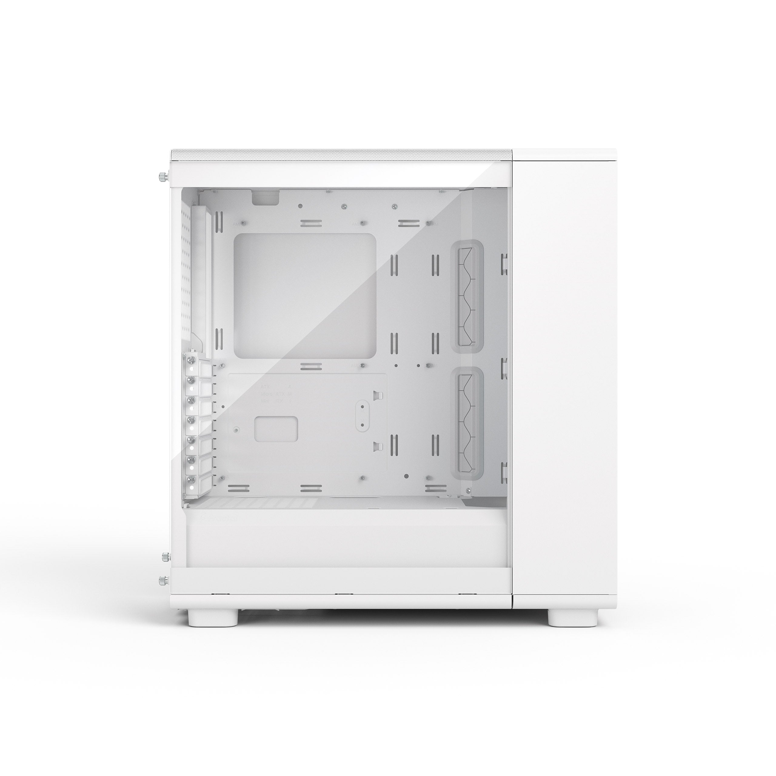 Fractal Design Epoch White TG RGB Clear Tint Mid Tower Gaming Case – Premium Aesthetic, Exceptional Airflow, Tempered Glass Panel, and RGB Lighting