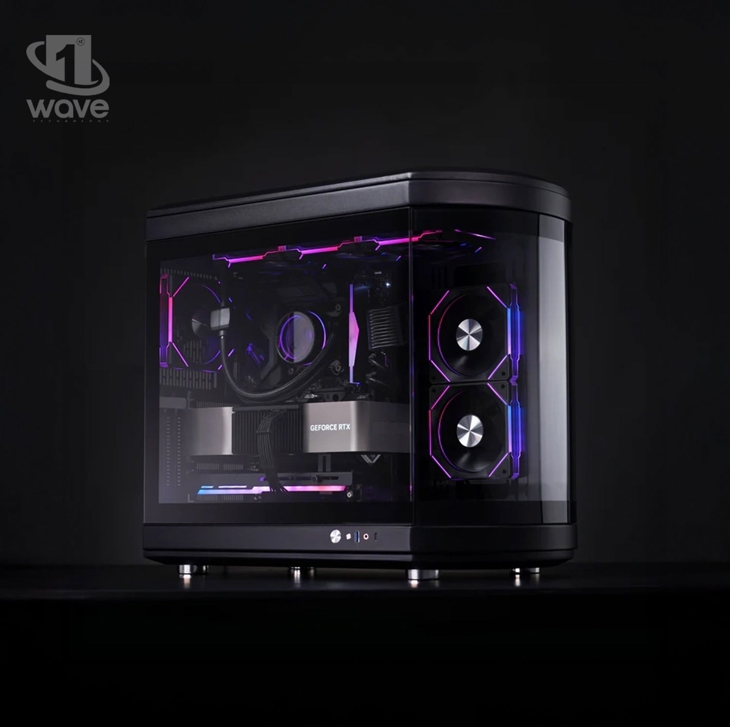 First Wave IronClaw Gaming PC – AMD Ryzen 9-9950X, RTX 5070 12GB OC Graphics, DDR5 RGB RAM, 2TB SSD (1TB NVMe + 1TB SATA), WiFi, ARGB Cooling, Windows 11 Pro, 2Y Warranty