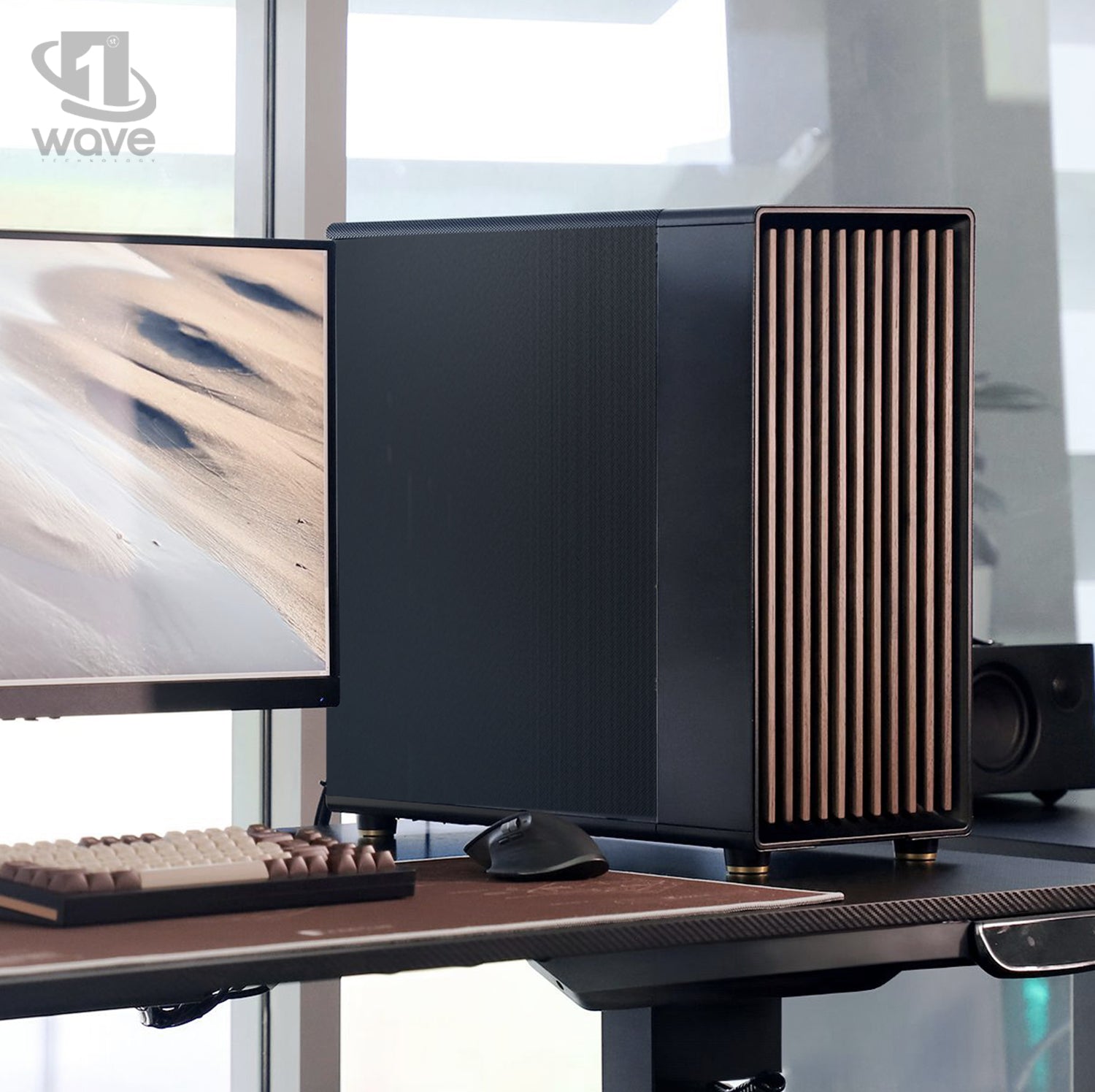 First Wave WorkMate Business Desktop PC – Ryzen 9 7900X | DDR5 RAM | 1TB NVMe SSD + 1TB SATA SSD | WiFi | 750W Modular PSU | Win 11 Pro | Includes MS Office, Keyboard & Mouse, 3-Year Warranty