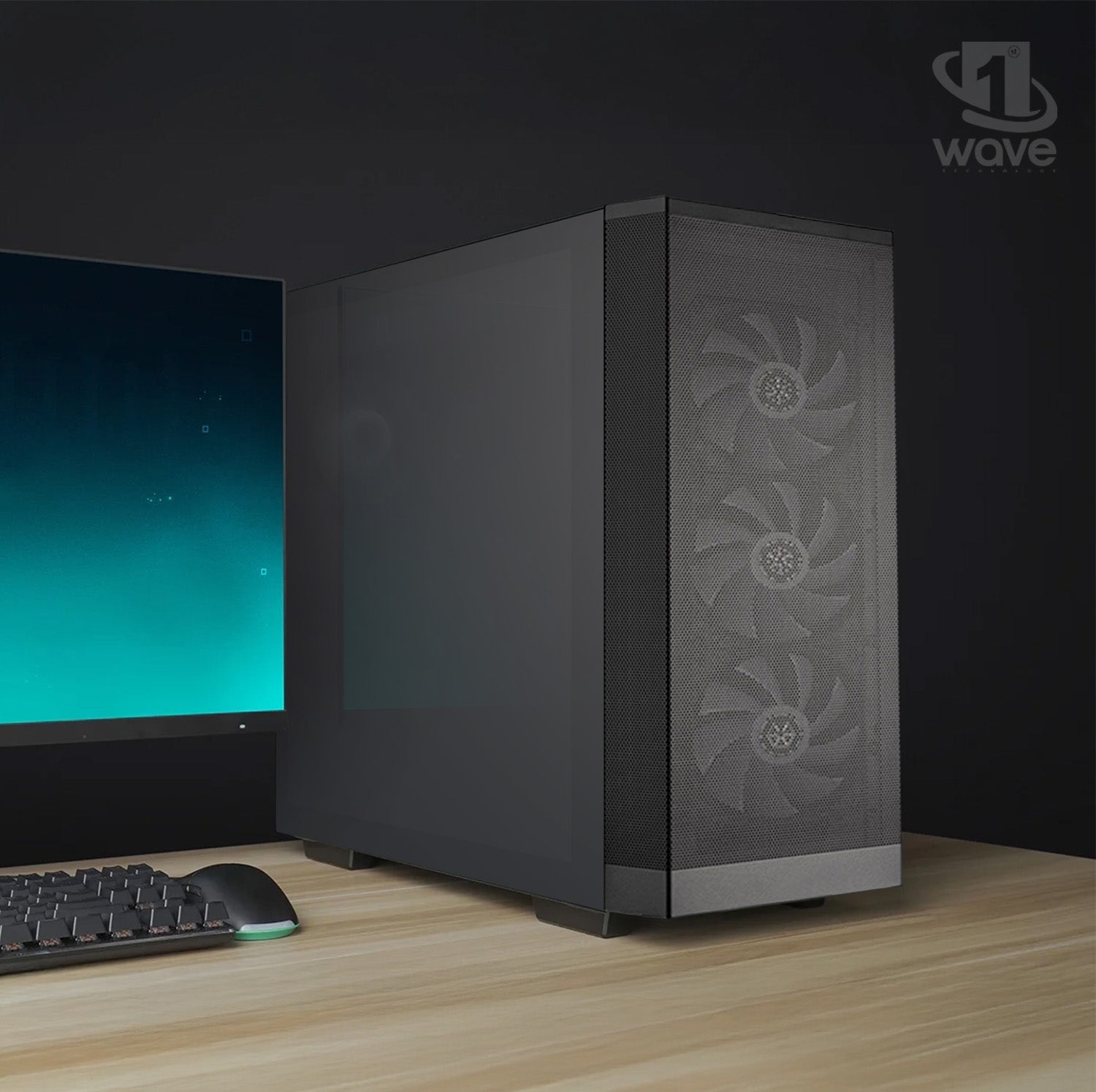 First Wave AstroForge Workstation PC–Design & Engineering Edition–Intel Core Ultra 9 285K, RTX 5070 Ti 16GB Graphics, DDR5 RAM,2TB SSD(1TB NVMe SSD+1TB SATA),WiFi,Windows 11 Pro,2Y Wty