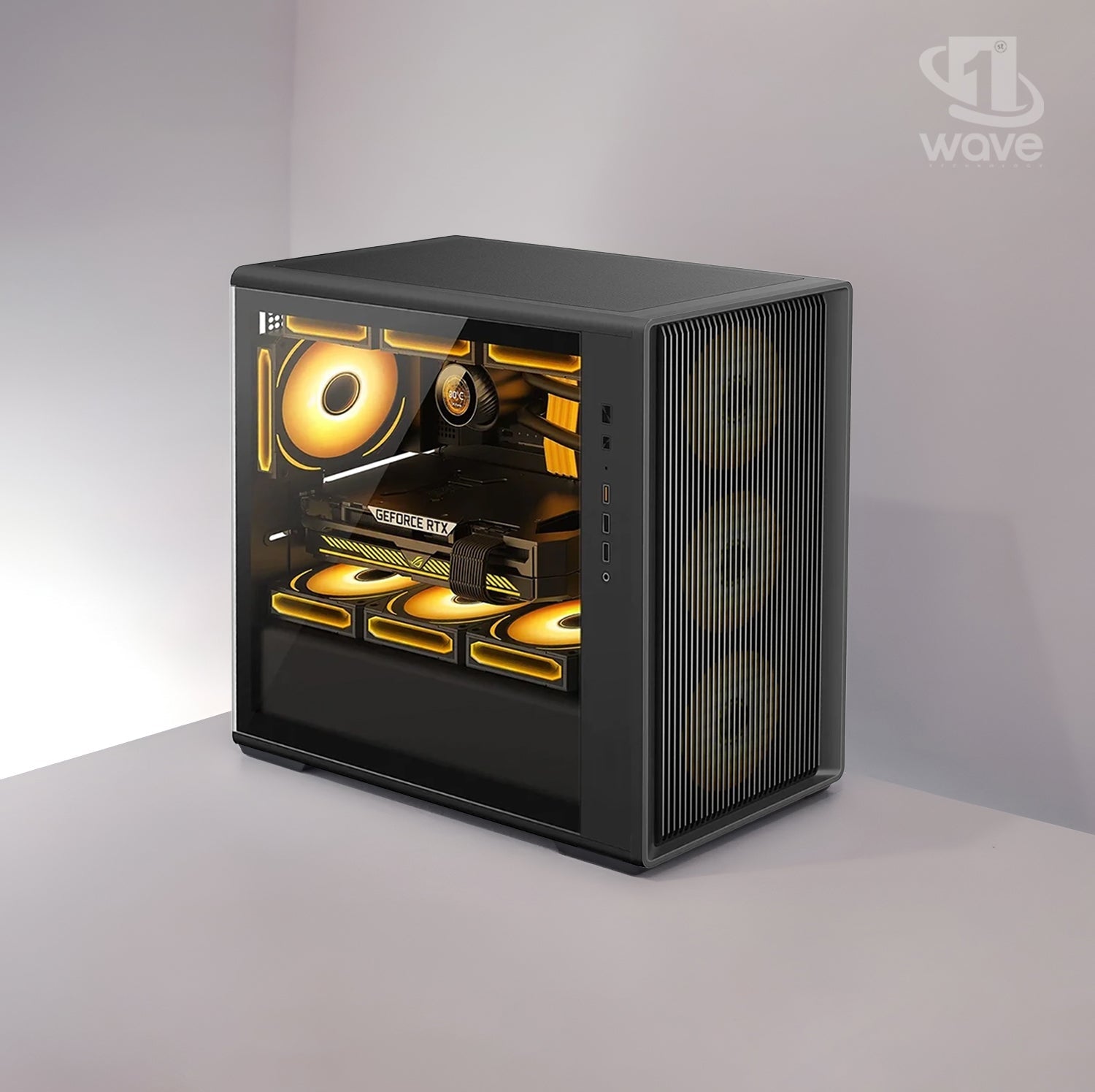 First Wave FrostRage Gaming PC – 14th Gen Intel i7-14700KF, RTX 5060 8GB Graphics, DDR5 RGB RAM, 2TB SSD (1TB NVMe + 1TB SATA), WiFi, ARGB Cooling, Win11 Pro, 2Y Warranty