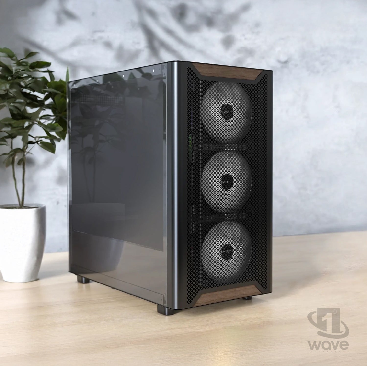 First Wave OmegaStrike Workstation PC – Rendering Edition – Intel Core i9-14900KF, RTX 5070 Ti 16GB Graphics, 32GB DDR5 RAM, SSD (1TB NVMe Gen4+1TB SATA), WiFi, Windows 11 Pro, 2Y Warranty