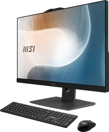 MSI Modern AM242TP 11M 23.8" FHD Touch All-in-One Desktop Computer, Intel Core i5-1135G7, 8GB RAM, 1TBHDD+256GB SSD, Wireless Keyboard + Mouse, Windows 11, Black | 9S6-AE0121-804