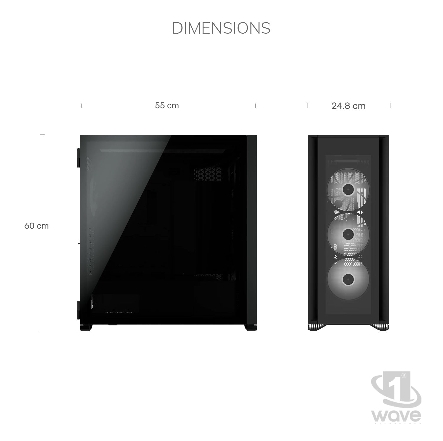First Wave SwiftFire Workstation PC – 3D Design & Animation Edition – AMD Ryzen 9-9900X, RTX 5080 16GB Graphics, DDR5 RAM, 2TB SSD (1TB NVMe+1TB SATA), WiFi, Windows 11 Pro, 2Y Warranty