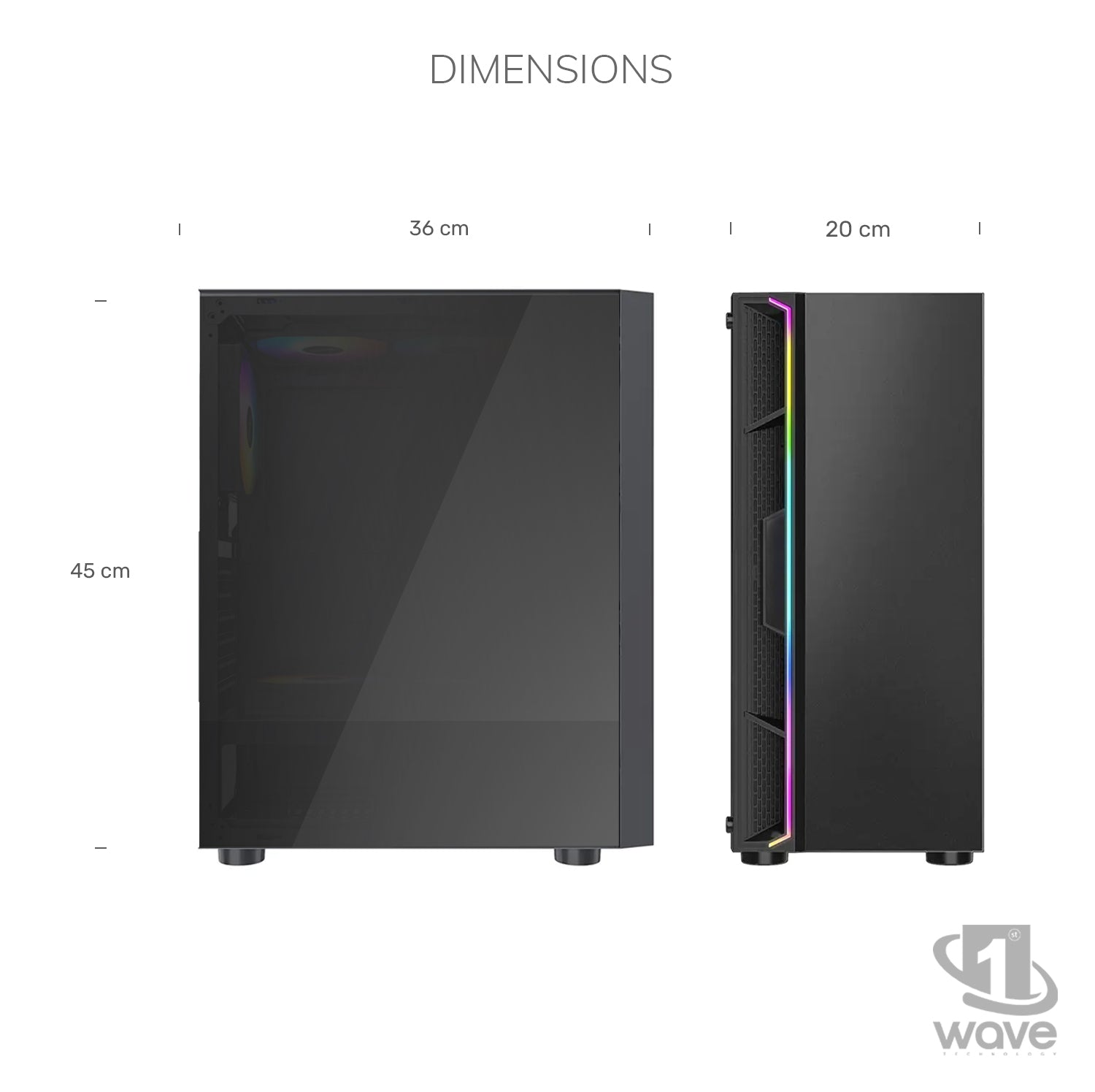 First Wave Raptor-X Gaming PC, Intel Core i7 14th Gen, RTX 5060 8GB, 16,32,64GB DDR5 RAM, 1TB NVMe Gen4 SSD, Liquid Cooled, High Airflow RGB Case, 750W Modular PSU
