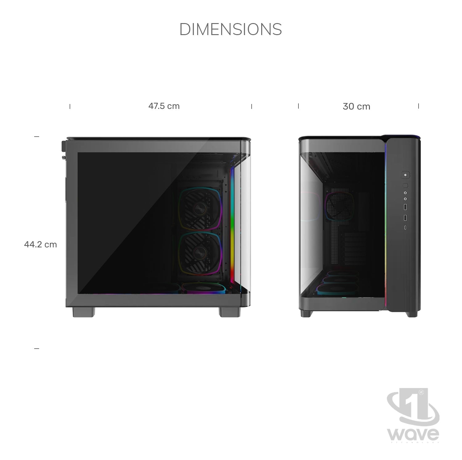 First Wave NovaFlux Gaming PC – Intel Core Ultra 9 - 285K, 16GB RTX 5070 Ti Graphics, DDR5 RGB RAM, 2TB SSD (1TB NVMe + 1TB SATA), WiFi, ARGB Cooling, Windows 11 Pro, 2Y Warranty