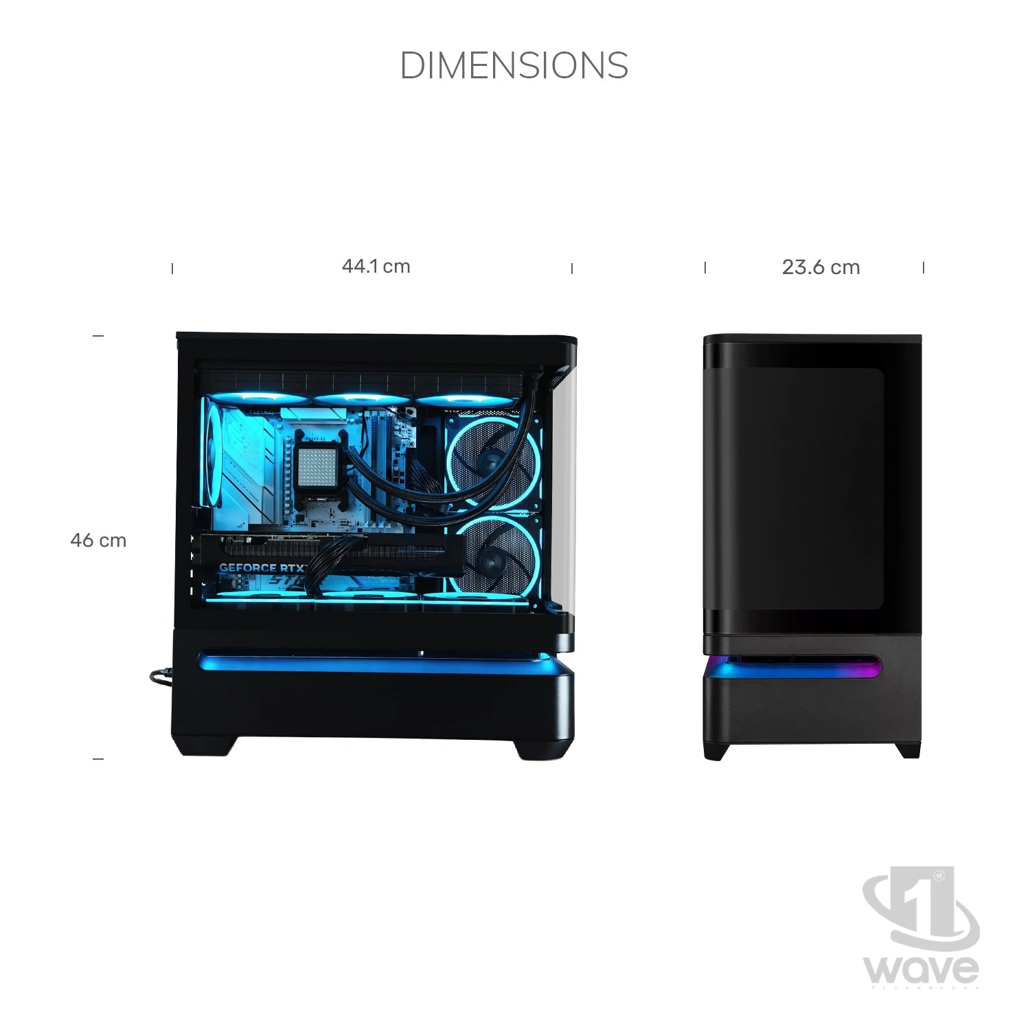 First Wave Warborn Gaming PC – Ryzen 5 7600X Desktop, RTX 5060 8GB Graphics, 16,32,64GB DDR5 6000MT/s RAM, 1TB NVMe SSD, 240mm Liquid Cooler, 750W Modular PSU, Compact ARGB Gaming Case