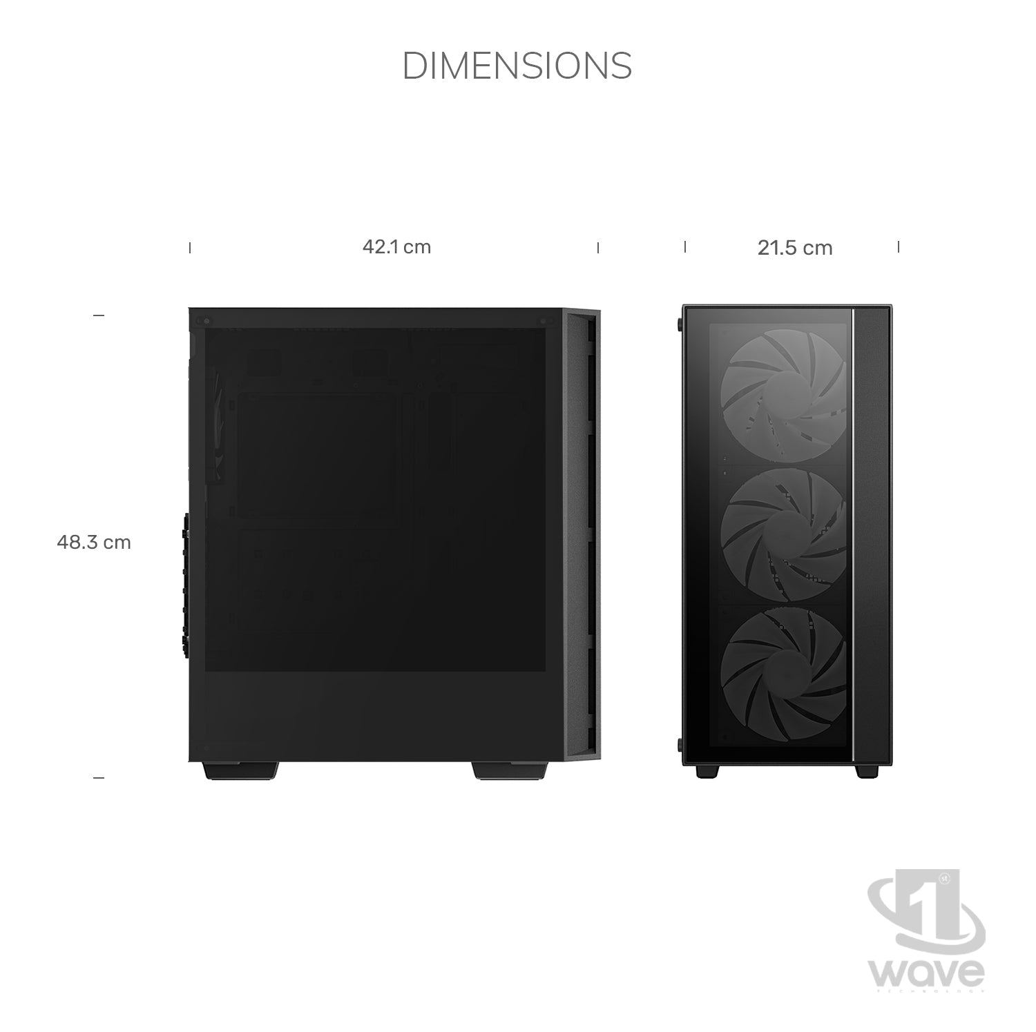 First Wave CycloneX Gaming PC – Intel Core Ultra 5 - 245KF, 16GB RTX 5060 Ti Graphics, DDR5 RGB RAM, 1TB NVMe SSD , WiFi, ARGB Cooling, Windows 11 Pro, 2Y Warranty