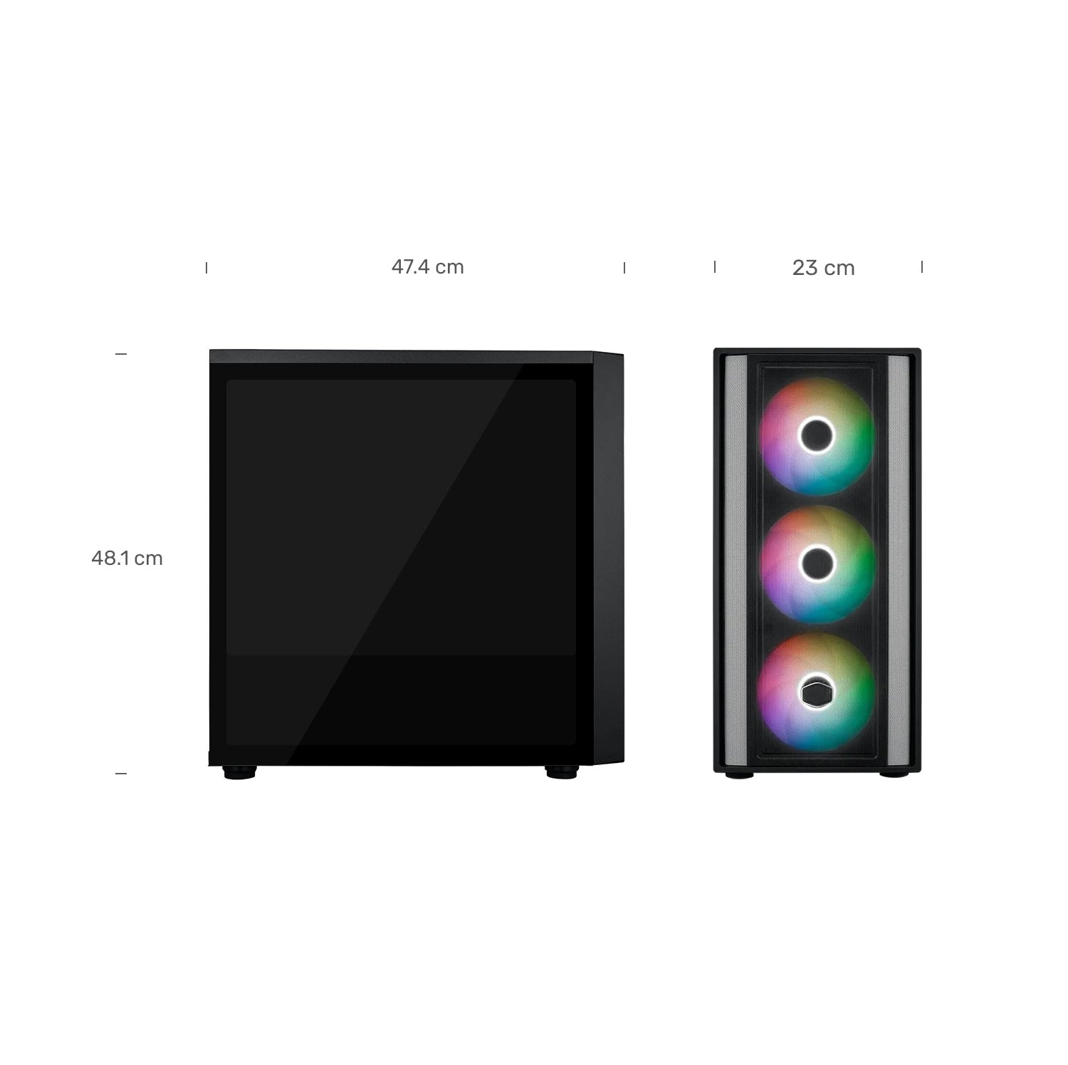 First Wave Nightstalker Gaming PC – Intel Core i5-14th Gen, RTX 5060 8GB, 16,32,64GB DDR5 6000MHz RGB, 1TB NVMe Gen4 SSD + 1TB SATA SSD, ASUS PRIME H610M-A WiFi DDR5, 240mm Liquid Cooler, 750W Modular PSU, Masterbox 600 Black Case