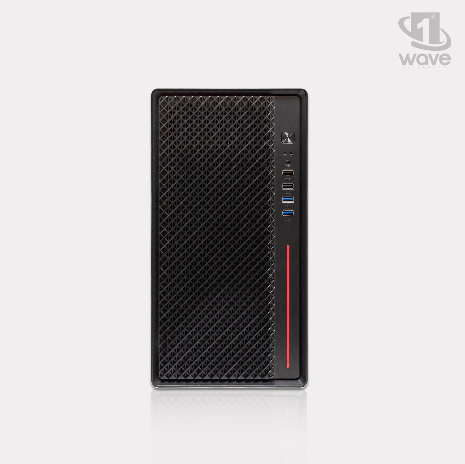 First Wave Corevia Business Desktop PC – AMD Ryzen 5 3400G, DDR4 RAM, 1TB PCIe NVMe SSD, WiFi, Windows 11 Pro, 3-Year Warranty, Includes MS Office Home & Business, Keyboard & Mouse Included