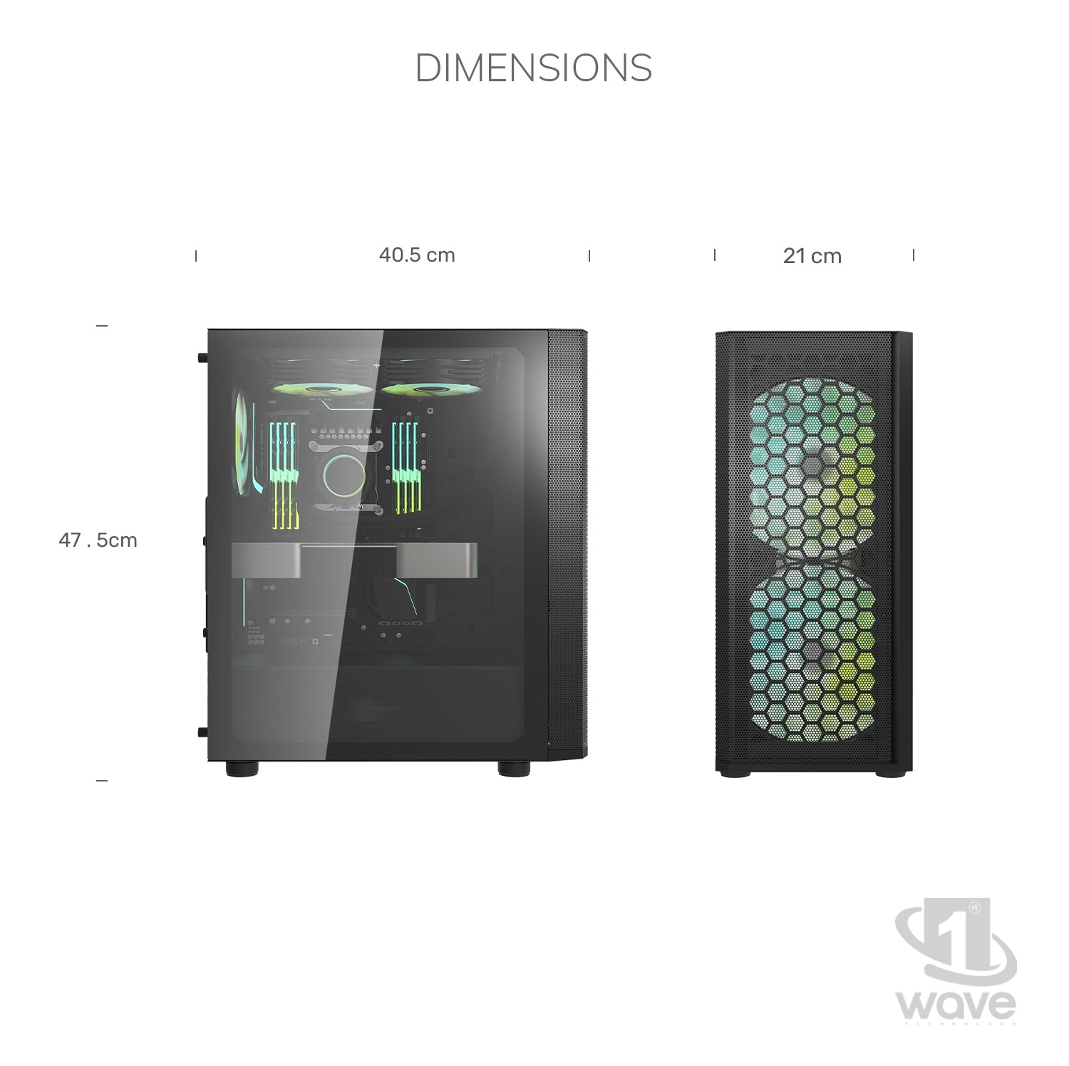 First Wave Ravencore Gaming PC – Intel Core Ultra 5 225F, RTX 5050 8GB, 16,32,64GB DDR5 6000MHz, 1TB NVMe Gen4 SSD, 240mm Liquid Cooler, 750W Modular PSU, ATX Meshed Front Panel Gaming Case