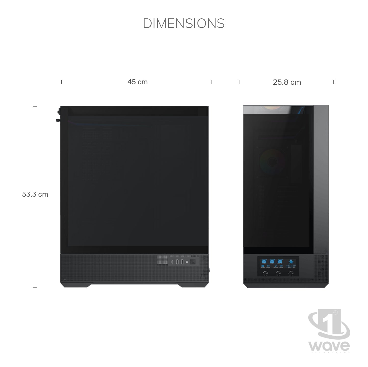 First Wave NightReaper Gaming PC – AMD Ryzen 9-9900X, 12GB RTX 5070 ARGB OC Graphics, DDR5 RGB RAM, 1TB NVMe SSD, WiFi, ARGB Cooling, Windows 11 Pro, 2Y Warranty