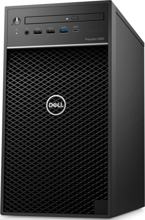 Dell Precision T3650 Tower Workstation, Intel Core i7-11700K,ÿ16GB RAM, 256GB SSD + 1TB 3.5" HDD, NVIDIA Quadro P2000 5GB,  Wired ARB KB & Optical Mouse, Win 10, Black | PCS-T3650-DT-ARB2