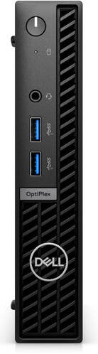 Dell OptiPlex 7010 Micro Form Factor Desktop Computer Intel Core i3 (13th Gen) 8GB DDR4 RAM 256GB M.2 PCIe SSD Integrated Intel UHD 770 Graphics Windows 11 Pro, Black