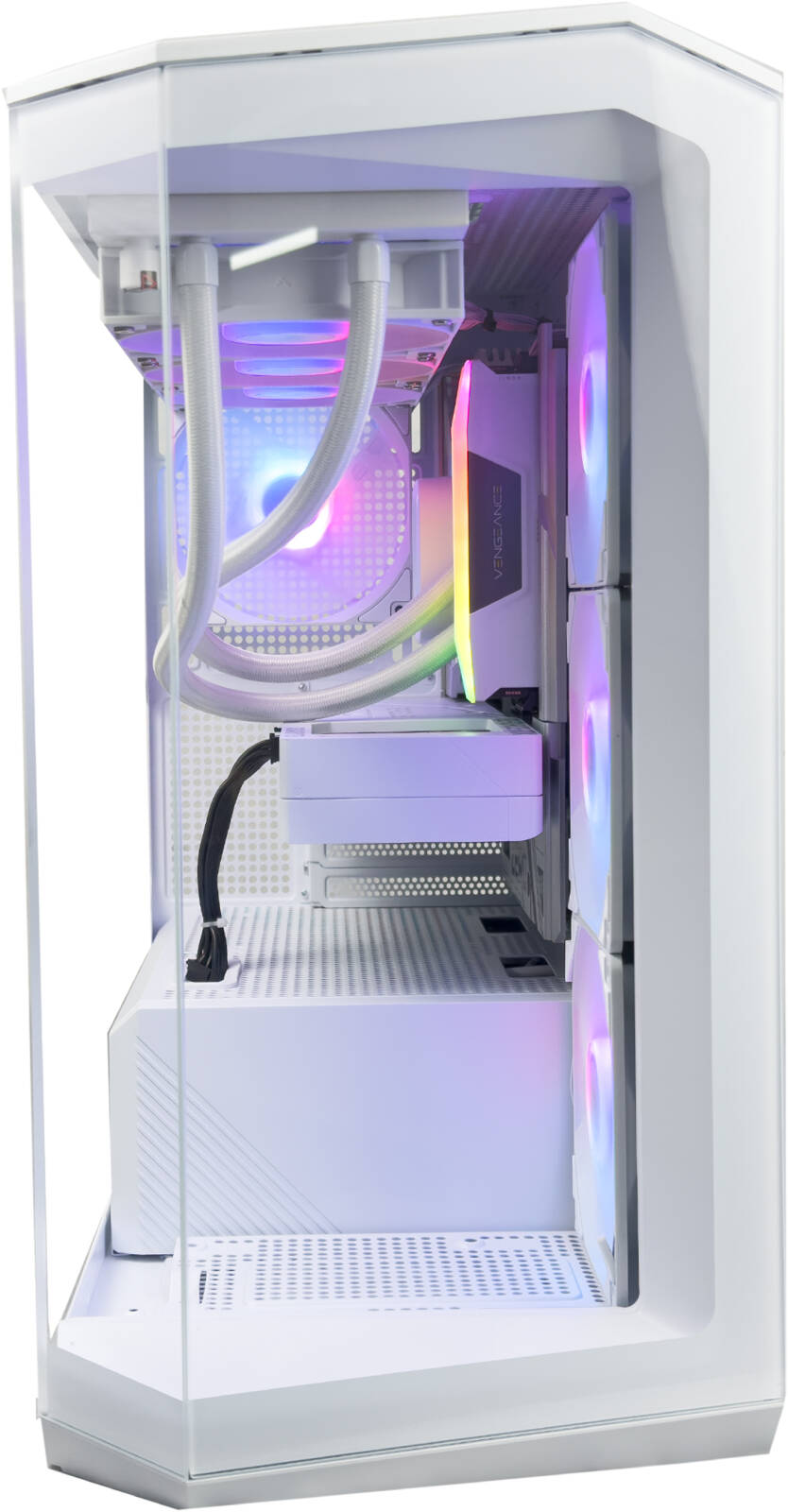 Mid Range Gaming PC - Intel Core i7-14700K 20 Cores 28 Threads, NVIDIA RTX 4060 Ti 8GB, 32GB DDR5 RAM 5600MHz, 1TB SSD Gen 4, 850W 80 PLUS PSU, 360mm Liquid Cooler, Wi-Fi + BT