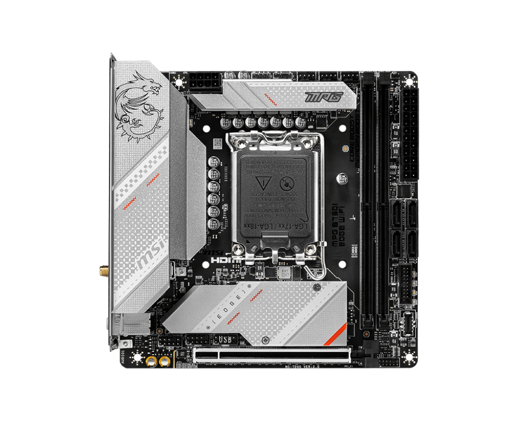 MSI MPG B760I Edge WiFi Motherboard – Mini-ITX, AM5/LGA DDR5, High-Performance Gaming with WiFi 6E