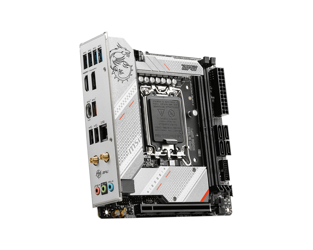 MSI MPG B760I Edge WiFi Motherboard – Mini-ITX, AM5/LGA DDR5, High-Performance Gaming with WiFi 6E