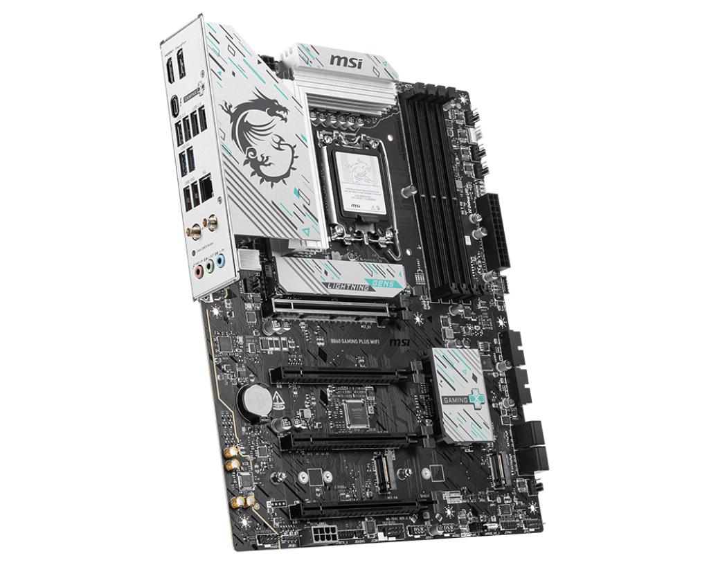MSI B860 Gaming Plus WiFi Motherboard – LGA 1851, DDR5, High-Performance ATX Motherboard for Gaming & Connectivity