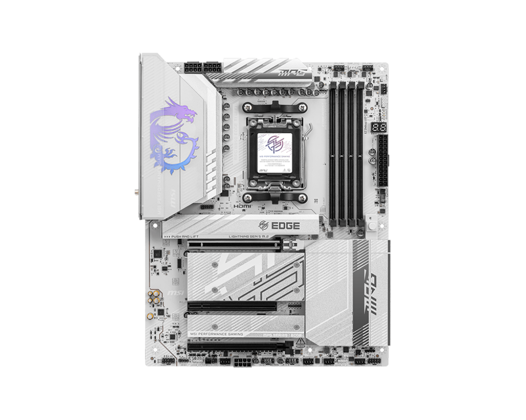 MSI MPG B850 Edge Ti WiFi Motherboard – AM5 Socket, DDR5, High-Performance Gaming ATX Motherboard with WiFi