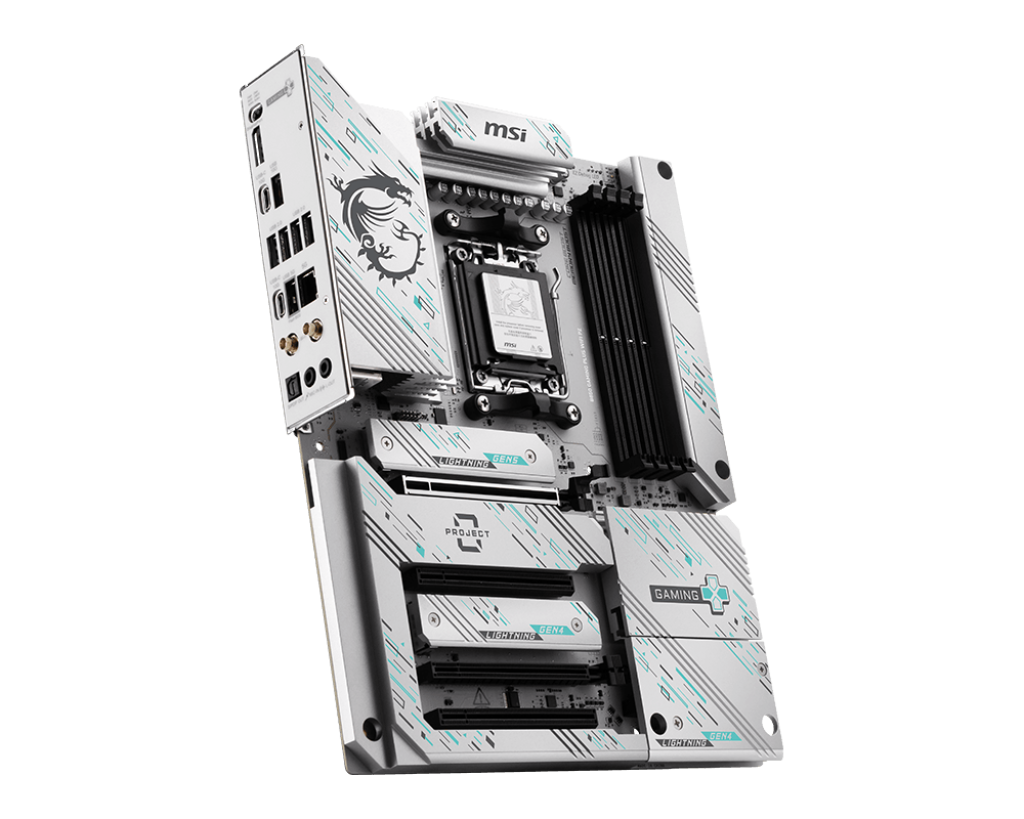 MSI B850 Gaming Plus WiFi PZ Motherboard – AM5 Socket, DDR5, ATX Gaming Motherboard with WiFi 6E