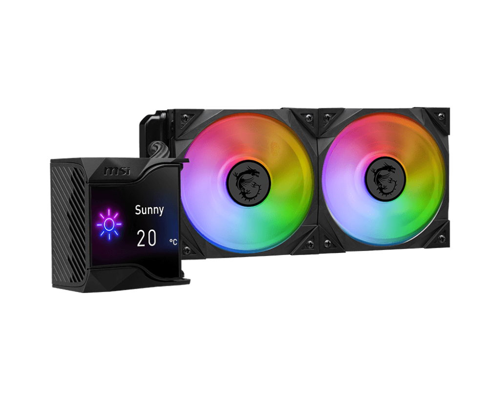 MSI MPG Coreliquid D240 CPU Liquid Cooler – ARGB Cooling, 240mm Radiator, High-Performance, Quiet & Stylish Design