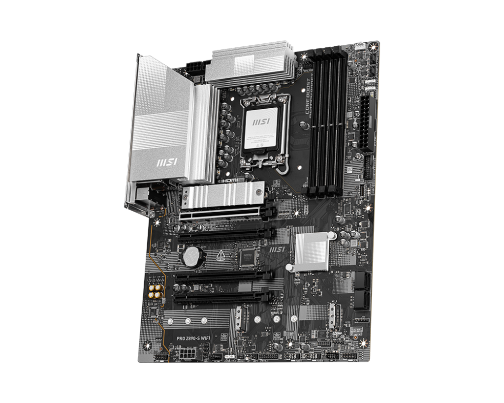 MSI Pro Z890-S WiFi Motherboard – LGA 1700, DDR5, High-Performance ATX Motherboard with WiFi