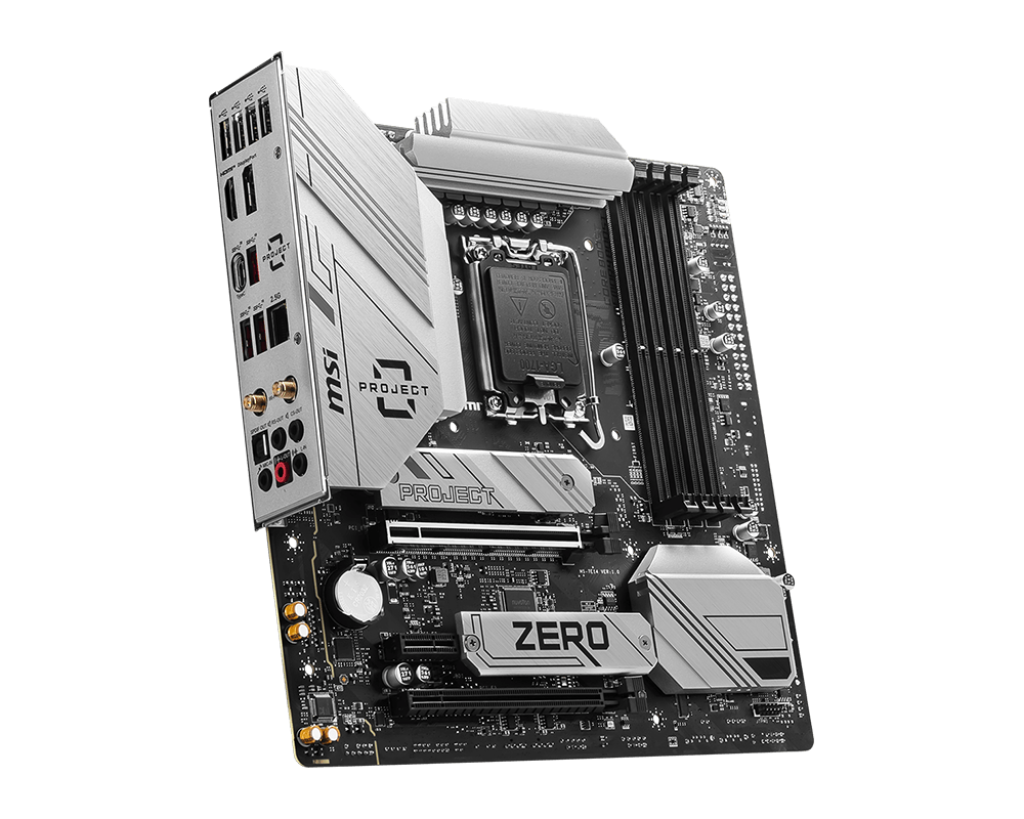 MSI B760M Project Zero Motherboard – LGA 1700, Micro-ATX, High-Performance Motherboard for Gaming & Productivity