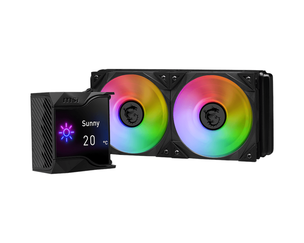 MSI MPG Coreliquid D240 CPU Liquid Cooler – ARGB Cooling, 240mm Radiator, High-Performance, Quiet & Stylish Design