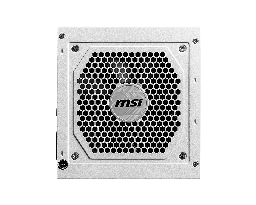 MSI MAG A850GL 850W White PSU – PCIe 5.0, 80 Plus Certified, High-Efficiency ATX Power Supply for Gaming & Workstations