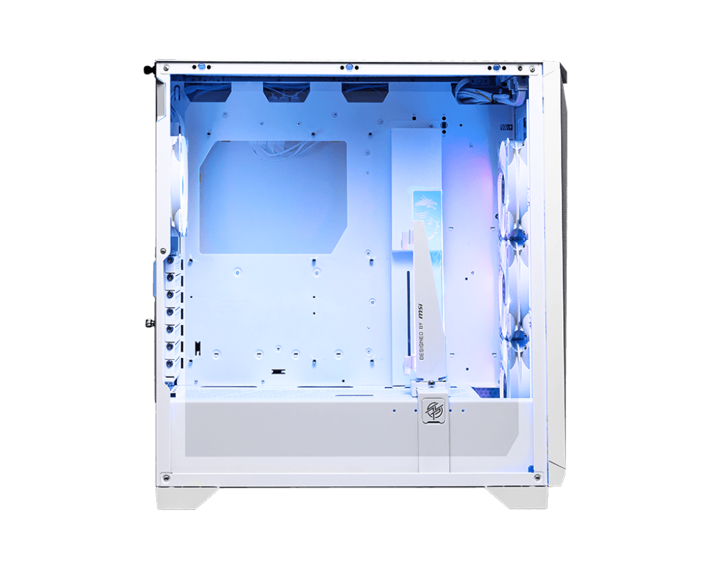 MSI MPG Gungir 300R Airflow White Mid-Tower Gaming Case – Tempered Glass, ARGB Ready, High Airflow Design