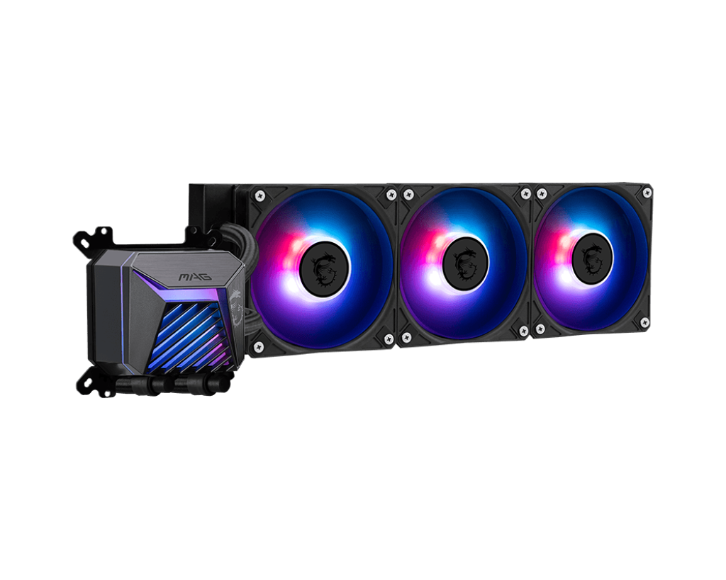 MSI MAG CORELIQUID A15 360mm CPU Cooler – RGB Liquid Cooling, High-Performance Thermal Management, Silent Operation