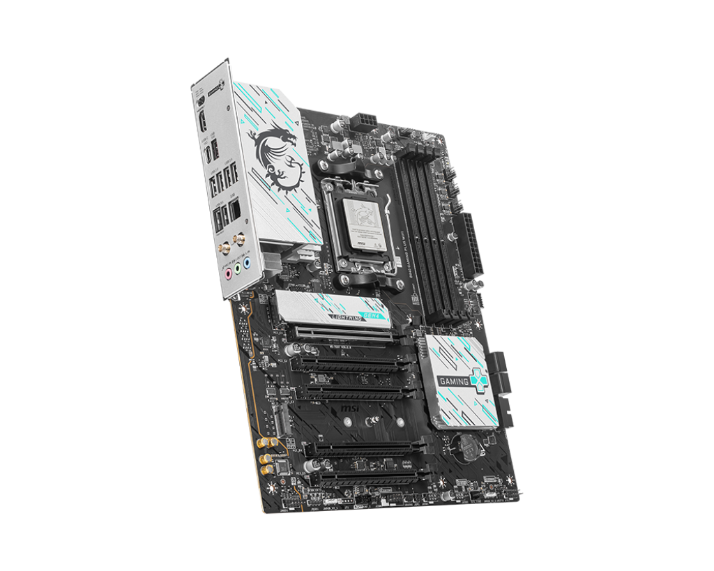 MSI B840 Gaming Plus WiFi Motherboard – AMD AM5 Socket, DDR5 Memory Support, PCIe 4.0, M.2 Slots, WiFi 6, 2.5G LAN, USB 3.2 Gen2, ATX Gaming Motherboard
