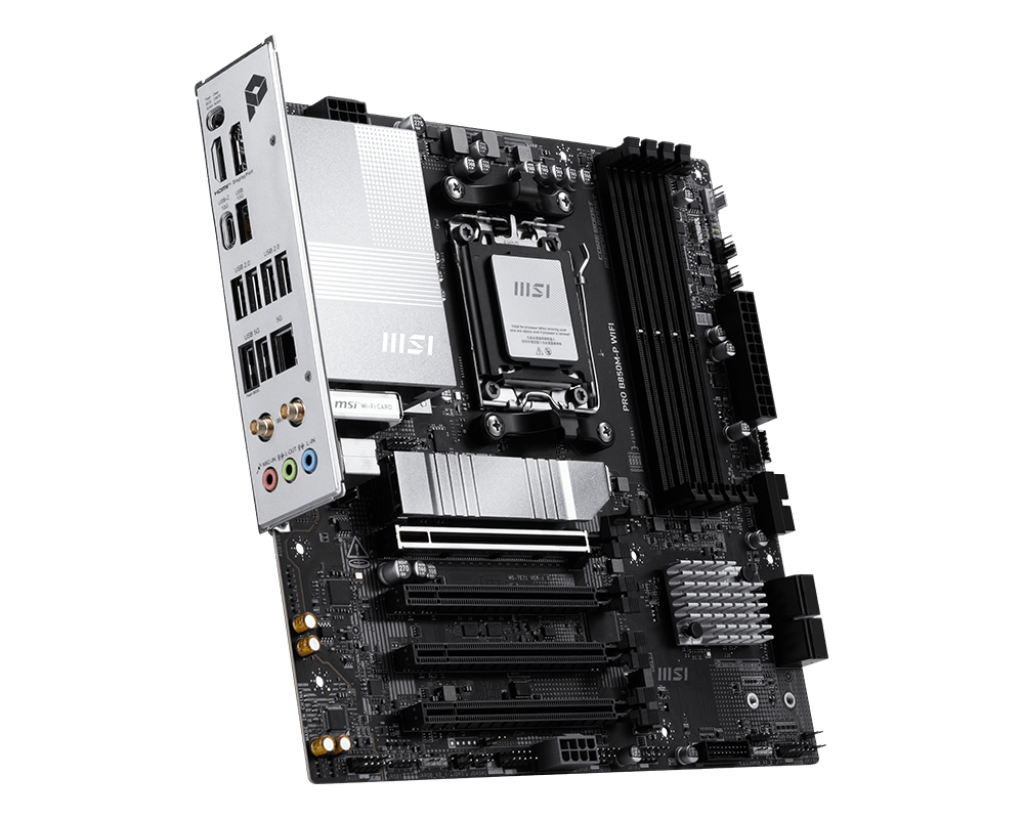 MSI PRO B850M-P Motherboard – Micro-ATX, High-Performance Socket, Ideal for Gaming & Productivity Builds