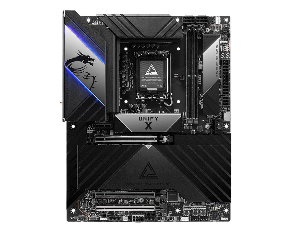 MSI MEG Z890 UNIFY-X Motherboard – LGA 1700, DDR5, High-Performance ATX Motherboard for Gaming & Overclocking