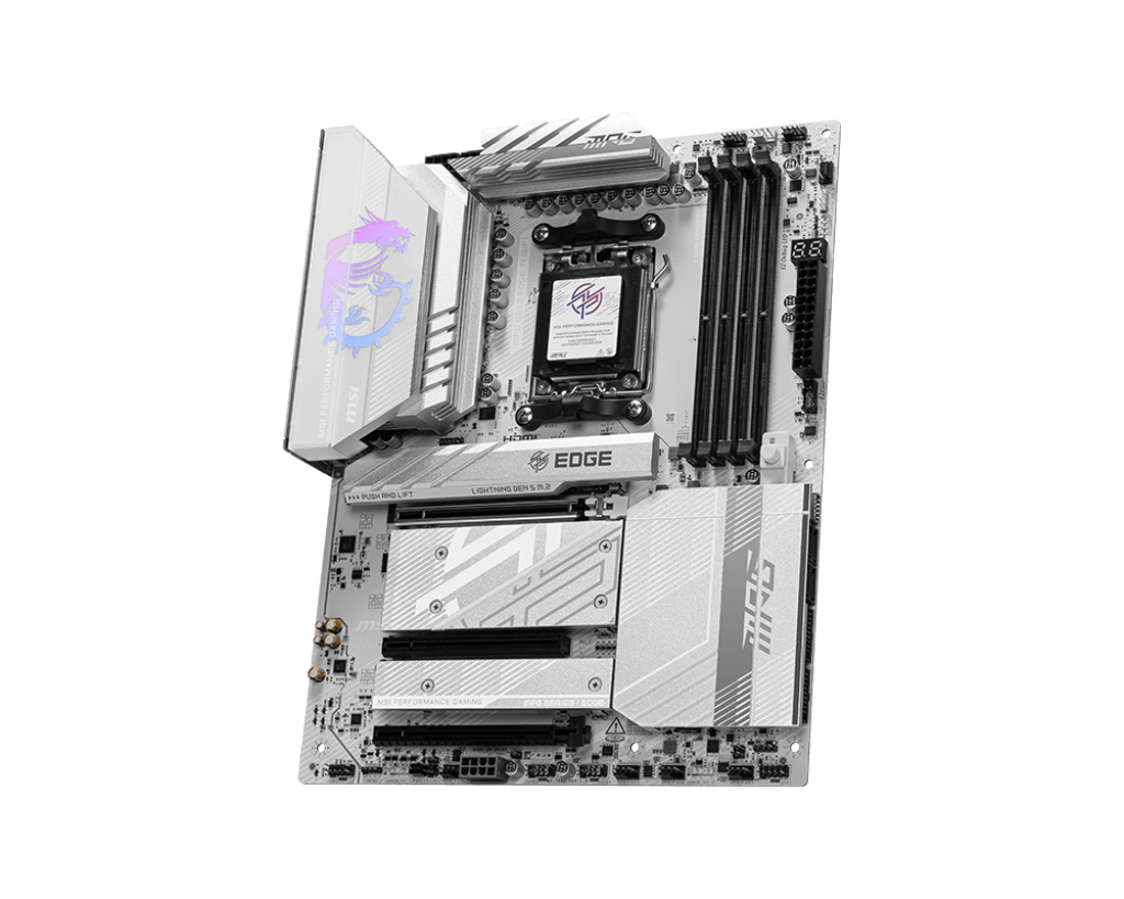 MSI MPG B850 Edge Ti WiFi Motherboard – AM5 Socket, DDR5, High-Performance Gaming ATX Motherboard with WiFi