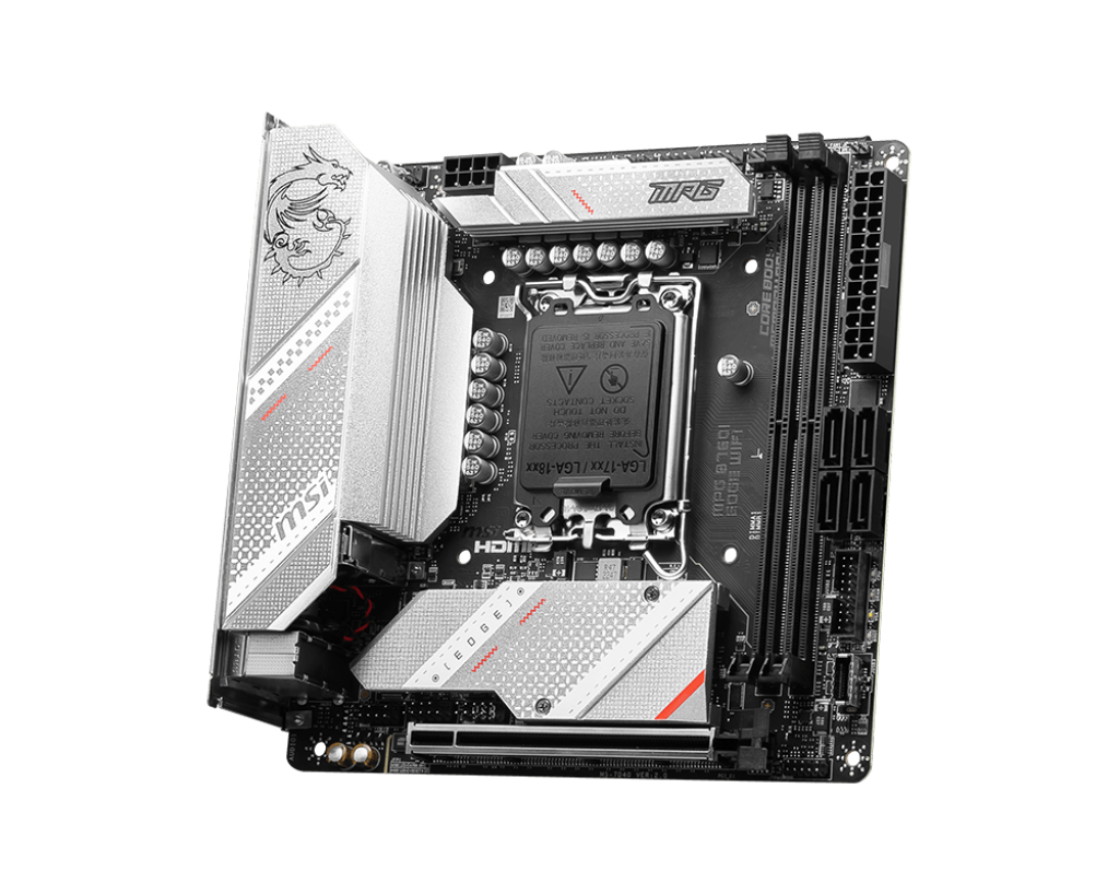 MSI MPG B760I Edge WiFi Motherboard – Mini-ITX, AM5/LGA DDR5, High-Performance Gaming with WiFi 6E