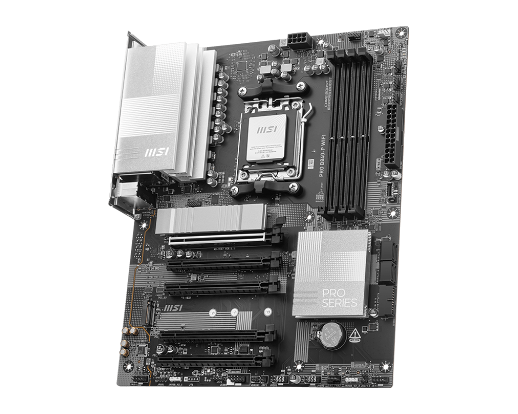 MSI Pro B840-P WiFi Motherboard – AM5 Socket, DDR5, ATX Professional Motherboard with WiFi