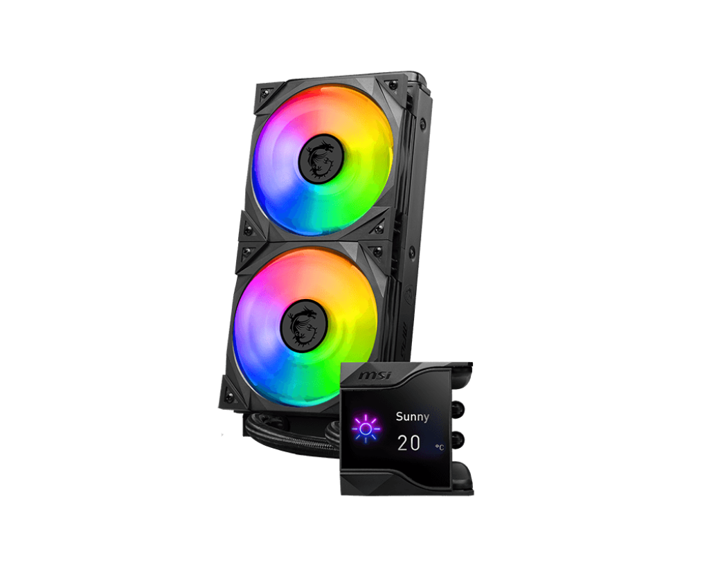 MSI MPG Coreliquid D240 CPU Liquid Cooler – ARGB Cooling, 240mm Radiator, High-Performance, Quiet & Stylish Design