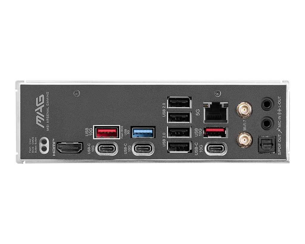 MSI MAG B850 Tomahawk MAX WiFi Motherboard – AM5 Socket, DDR5, ATX High-Performance Gaming & WiFi 6E Ready