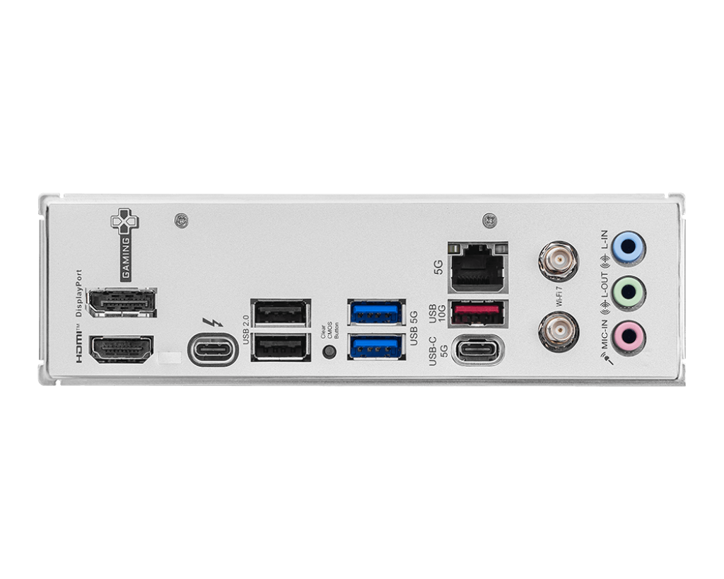 MSI B860M Gaming Plus WiFi Motherboard – LGA 1851 Socket, DDR5, mATX Gaming-Ready Motherboard with WiFi