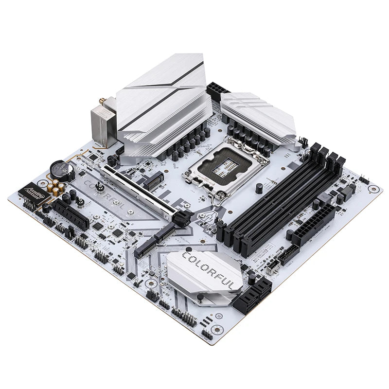 Colorful BATTLE-AX B760M-WHITE WIFI V20 Micro-ATX Motherboard – Intel B760, LGA1700, DDR5, PCIe 4.0, M.2 Slots, WiFi 6, High-Performance Gaming & Productivity Board – White Edition