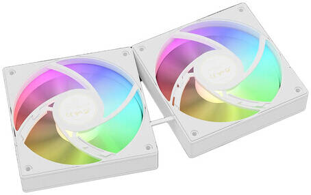 GAMDIAS CHIONE E4-240 White RGB Liquid CPU Cooler – 240mm High-Performance Water Cooling System