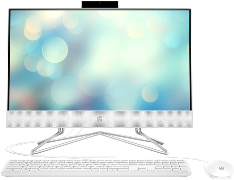 HP Al-In-One PC 27-CB1155NH, 27" FHD Non Touch Display, Intel i7-1255U Processor, 8GB RAM, 512GB SSD, Intel Iris X? Graphics, Free DOS, Wired Keyboard & Mouse, WHITE | 79Q95EA#BH5