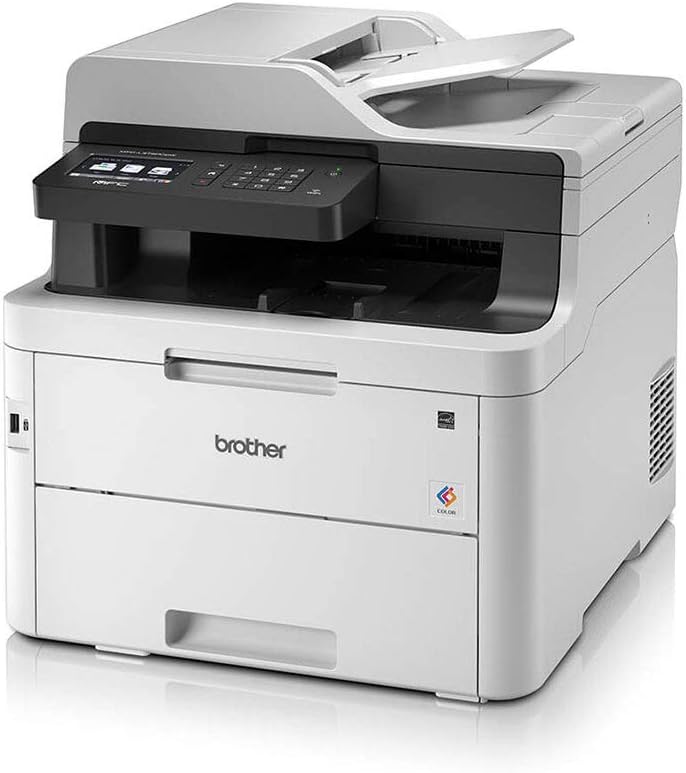 Brother wireless all in one printer, mfc-l3750cdw, with advanced led color laser print, duplex & mobile printing, high yield ink toner