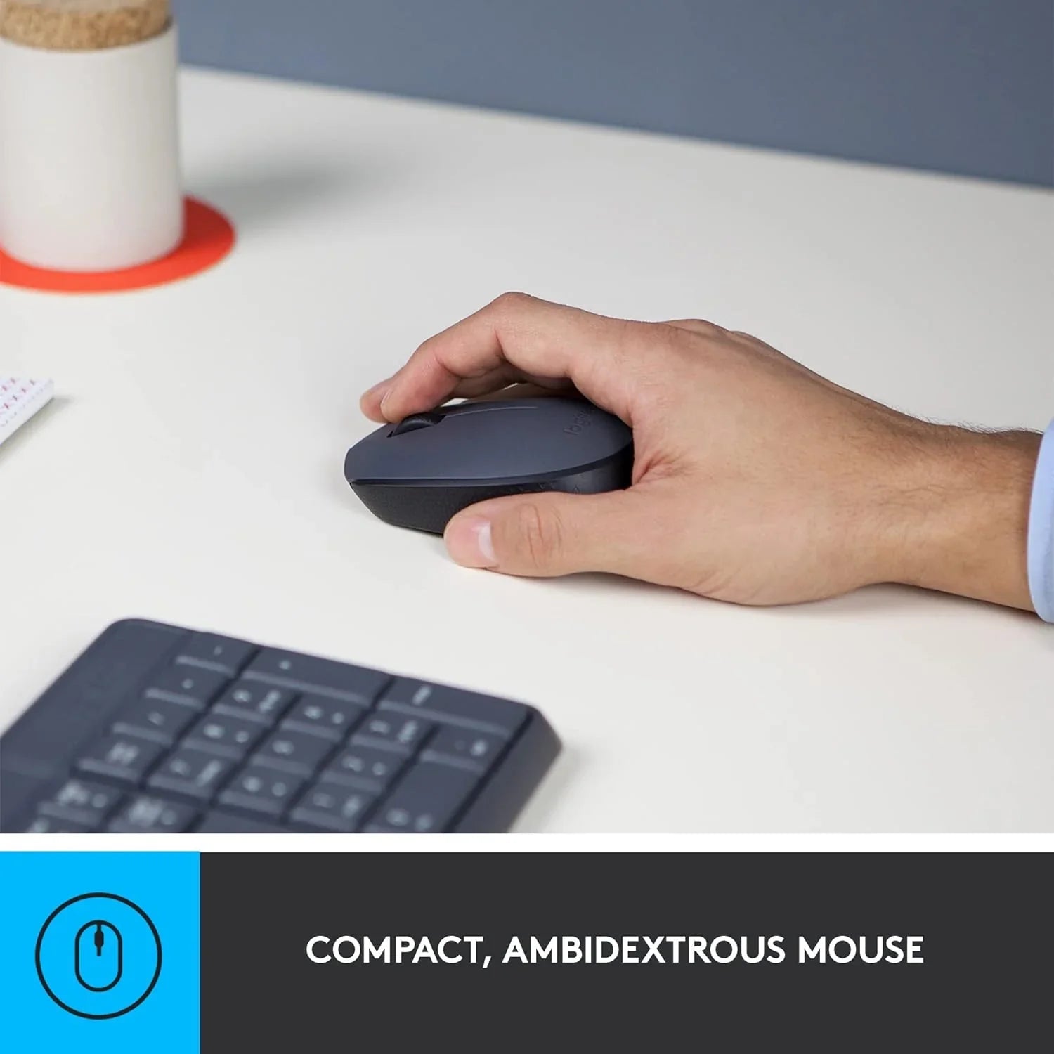 Logitech MK235 Wireless Keyboard and Mouse Combo for Windows