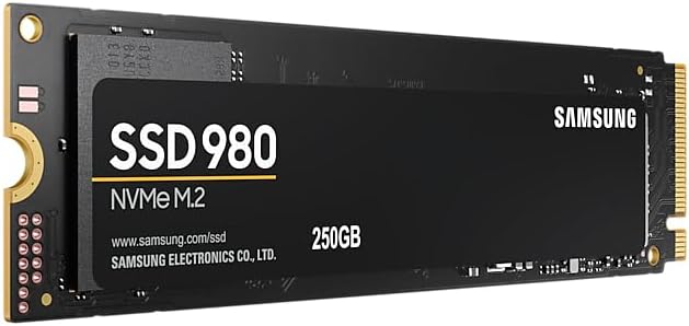 Samsung 980 NVMe M.2 SSD (‎MZ-V8V250BW) - 250GB / 500GB / 1TB / 2TB