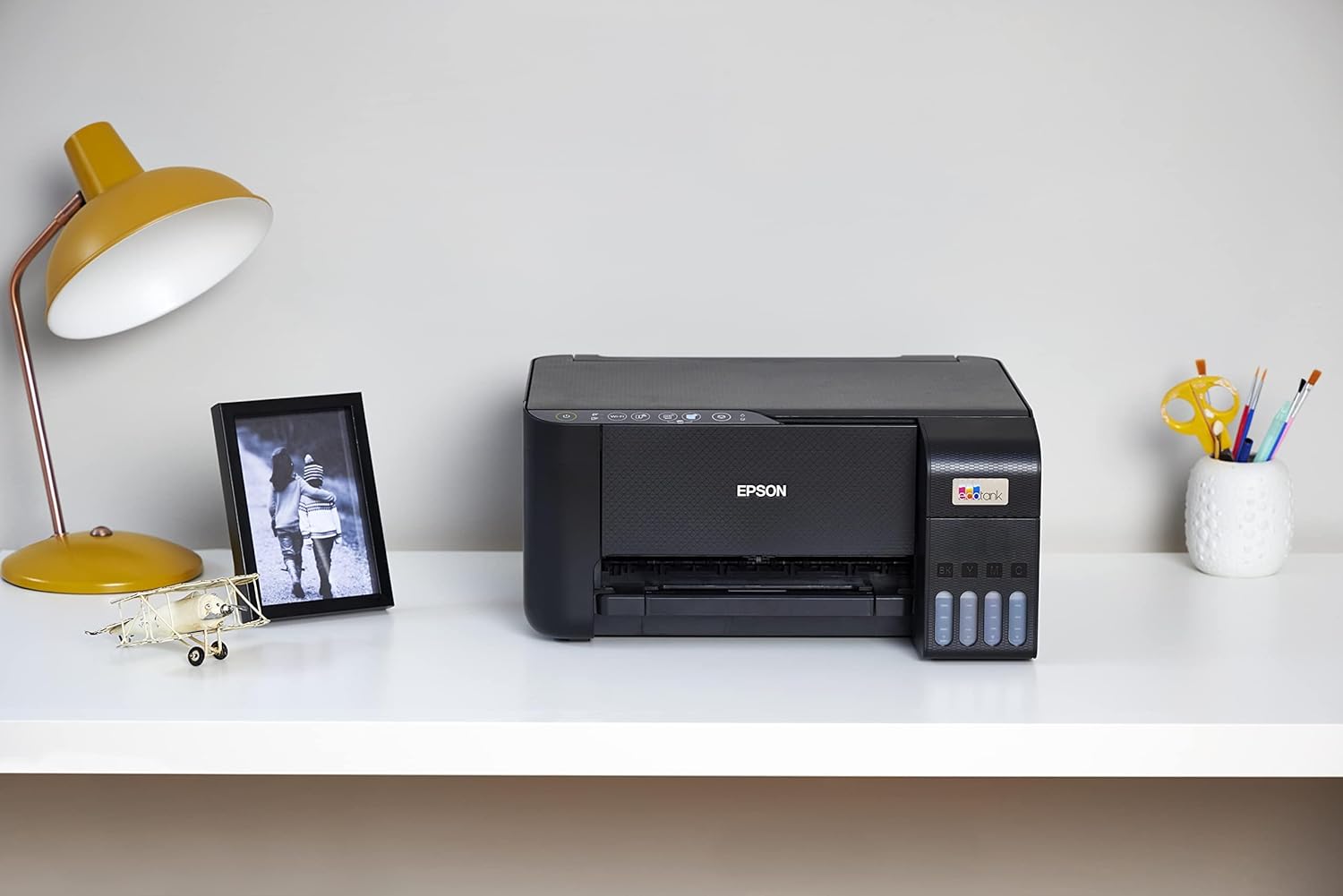 Epson Ecotank L3251 Home Ink Tank Printer A4, Colour, 3-In-1 With Wifi And Smartpanel App Connectivity, Black, Compact