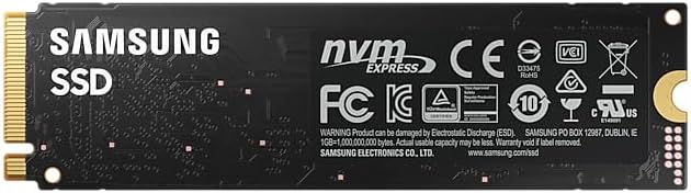 Samsung 980 NVMe M.2 SSD (‎MZ-V8V250BW) - 250GB / 500GB / 1TB / 2TB