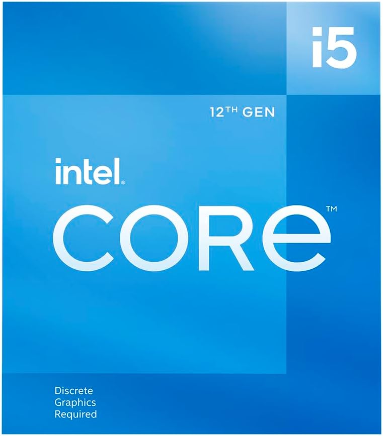 Intel Core i5 12400F processor 18 MB Smart Cache Box